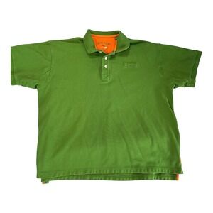 Orvis Signature Greem Men's Polo 2XL 100% Cotton Short Sleeve Fly Fishing